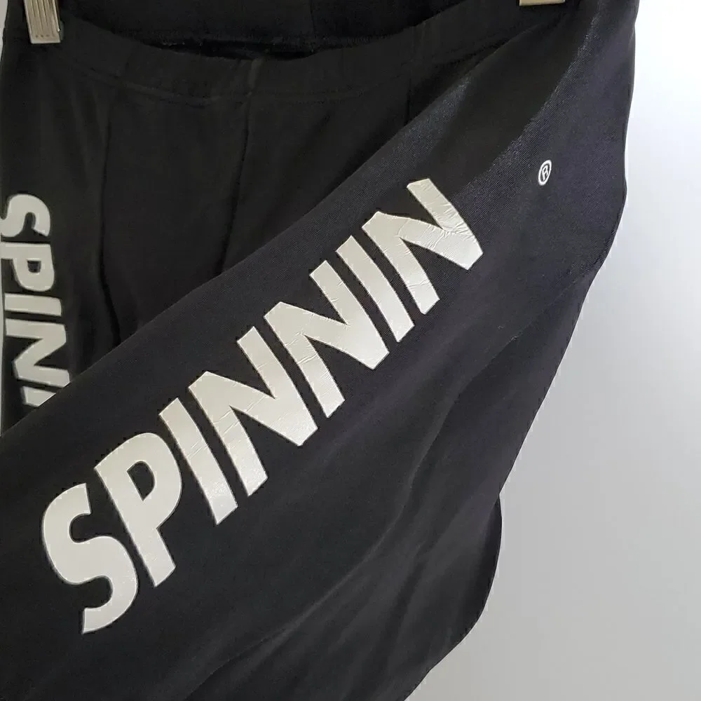 Mad Dogg Athletics Spinning Women's Black Padded Cycling Shorts Size M
